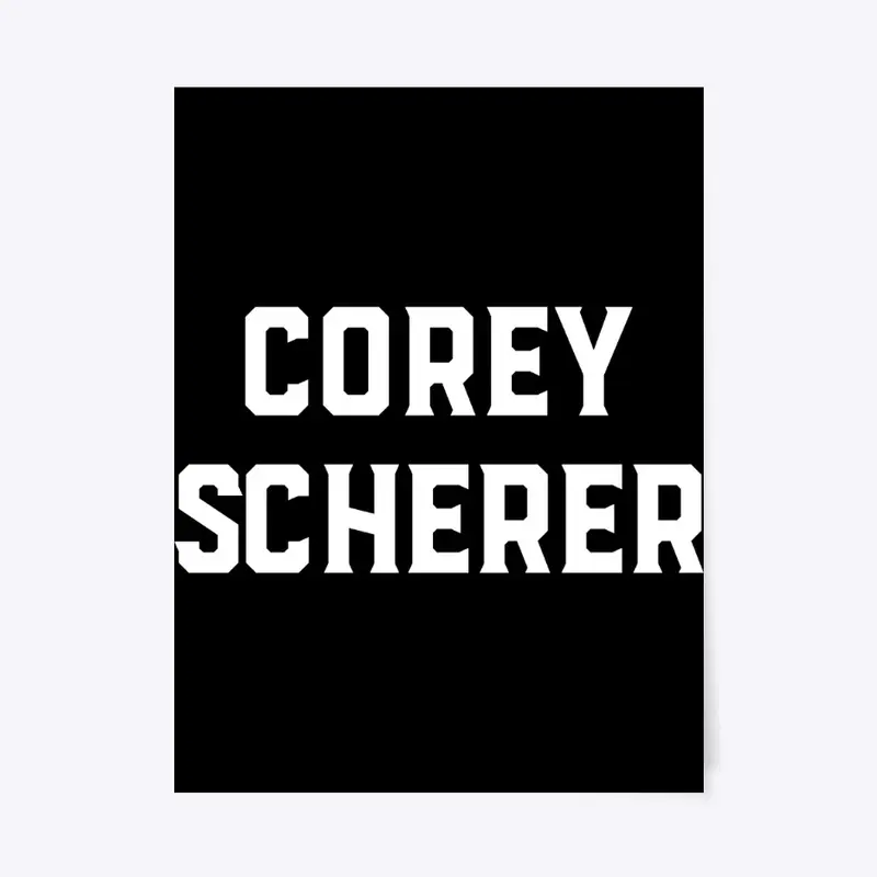 Corey Scherer Merch Logo